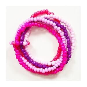 Barbiecore Bracelet Stack